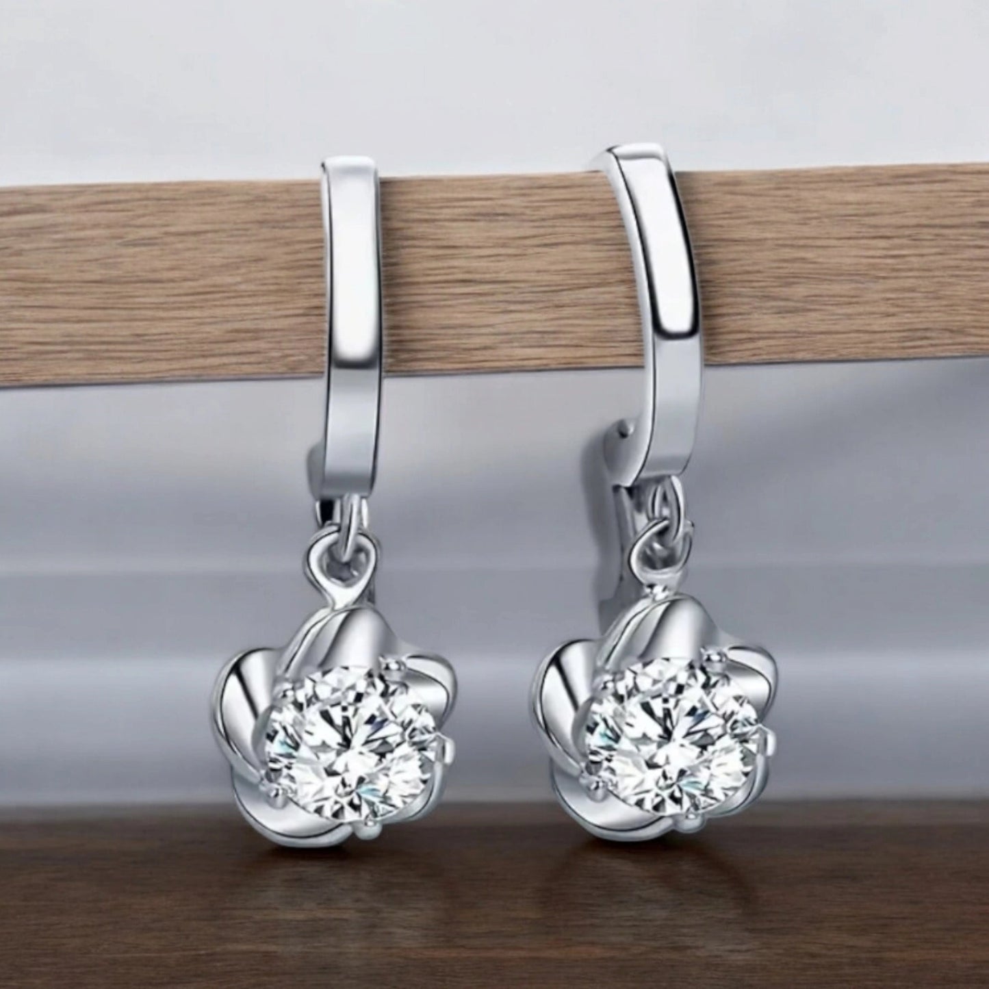 BOUCLES D'OREILLES EN ARGENT SHINY