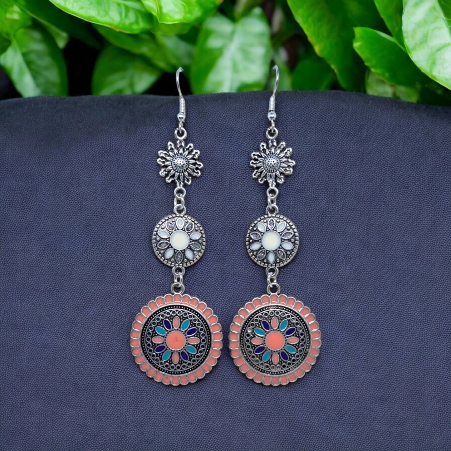 Boucles d'oreilles fleurs Maguelonne