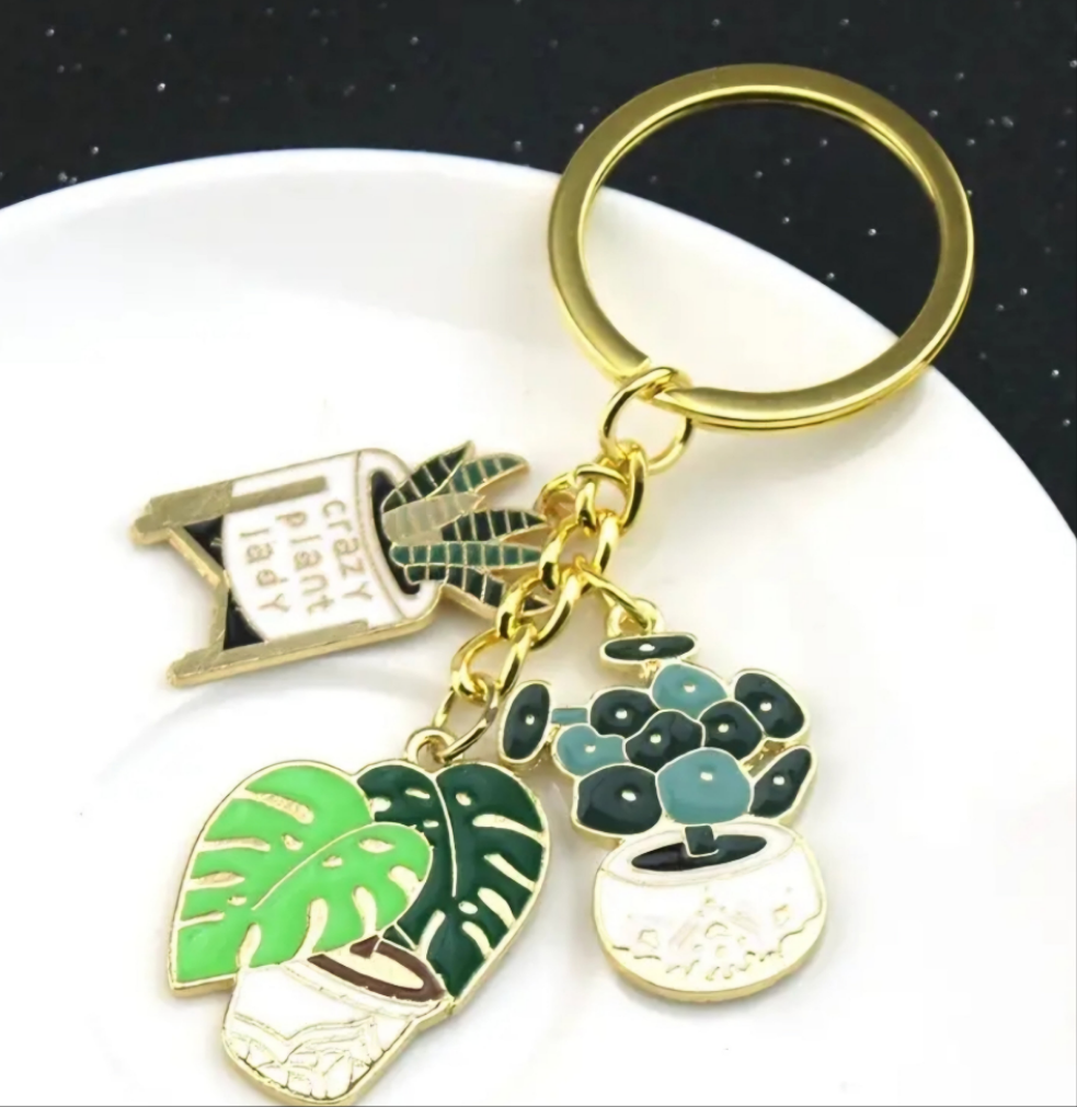 Porte-clés Folle de plantes